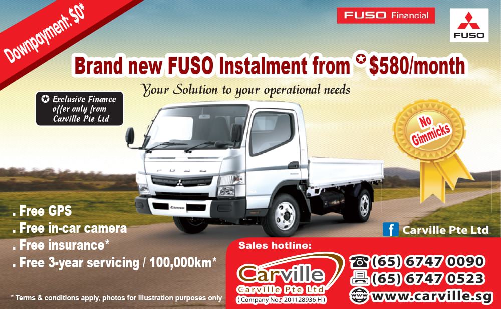 Brand new FUSO Instalment from *$580/month
